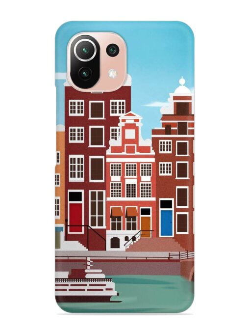 Scenery Architecture Amsterdam Landscape Snap Case for Xiaomi Mi 11 Lite Ne (5G) Zapvi