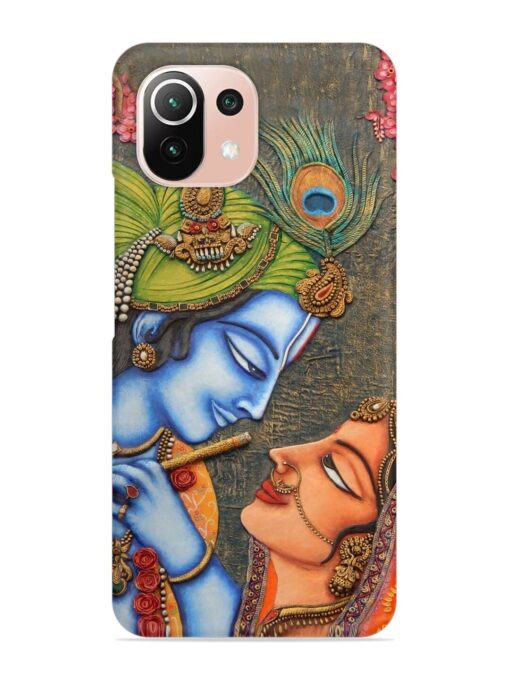 Lord Radha Krishna Flute Art Snap Case for Xiaomi Mi 11 Lite Ne (5G) Zapvi