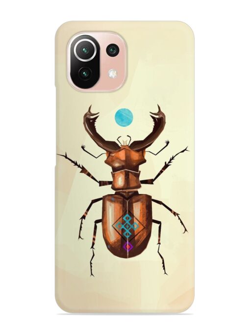 Stag Beetle Vector Snap Case for Xiaomi Mi 11 Lite Ne (5G) Zapvi