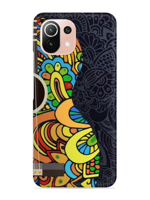 Guitar Vector Art Snap Case for Xiaomi Mi 11 Lite Ne (5G) Zapvi