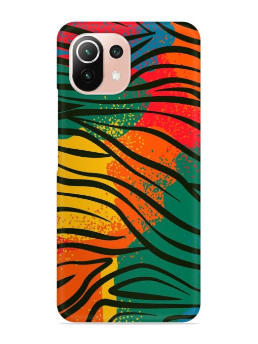 Bright Colorful Snap Case for Xiaomi Mi 11 Lite Ne (5G) Zapvi