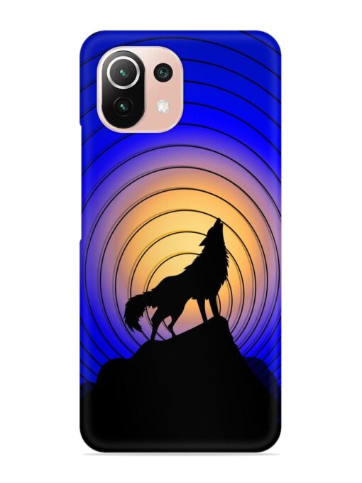 Fox Roaring Design Snap Case for Xiaomi Mi 11 Lite Ne (5G)