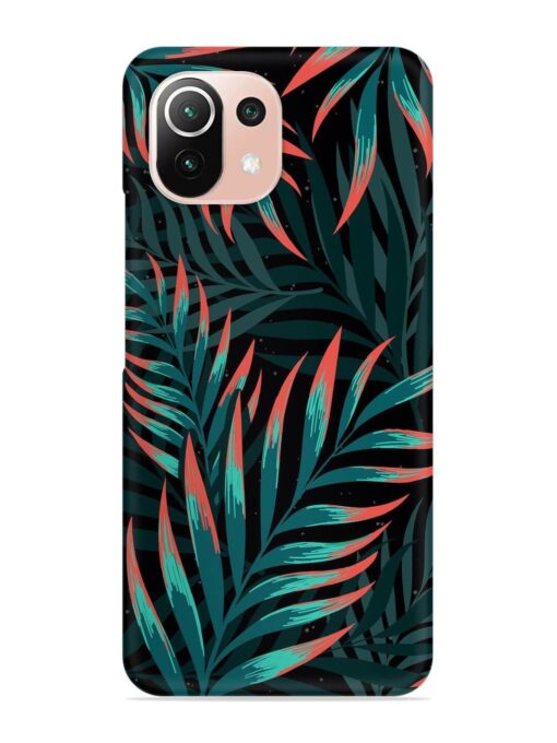 Green Leaf Art Snap Case for Xiaomi Mi 11 Lite Ne (5G) Zapvi