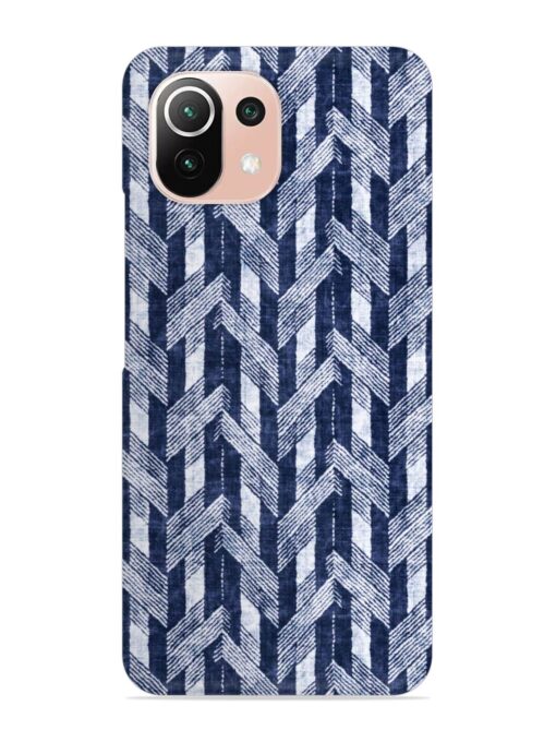 Abstract Herringbone Motif Snap Case for Xiaomi Mi 11 Lite Ne (5G) Zapvi