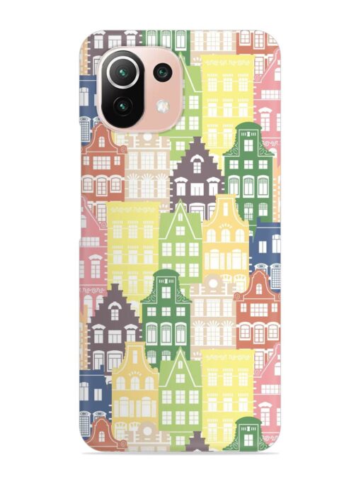 Seamless Shapes Pattern Snap Case for Xiaomi Mi 11 Lite Ne (5G) Zapvi