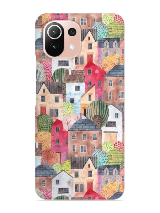 Abstract Seamless Pattern Snap Case for Xiaomi Mi 11 Lite Ne (5G) Zapvi