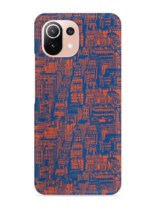 Hand Drawn Seamless Snap Case for Xiaomi Mi 11 Lite Ne (5G) Zapvi