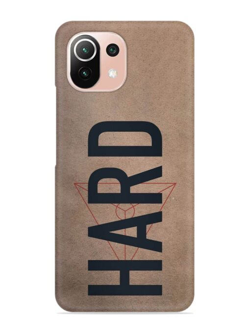 Hard Typo Snap Case for Xiaomi Mi 11 Lite Ne (5G) Zapvi