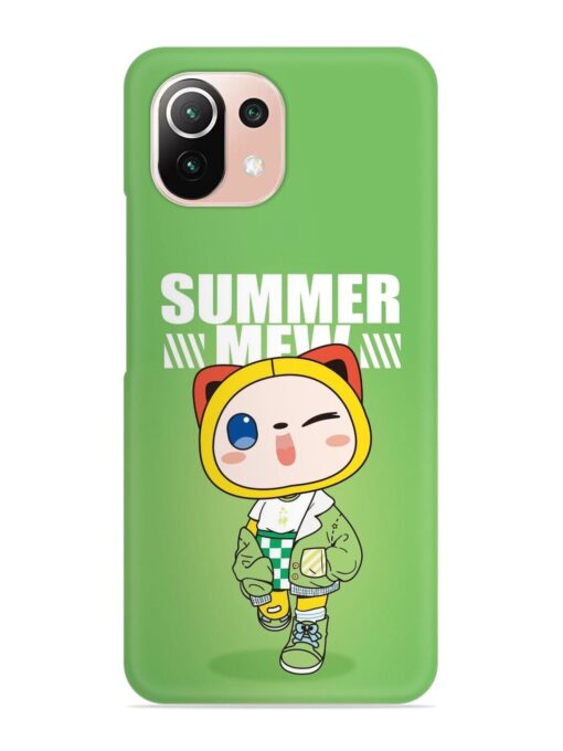 Summer Mew Snap Case for Xiaomi Mi 11 Lite Ne (5G) Zapvi