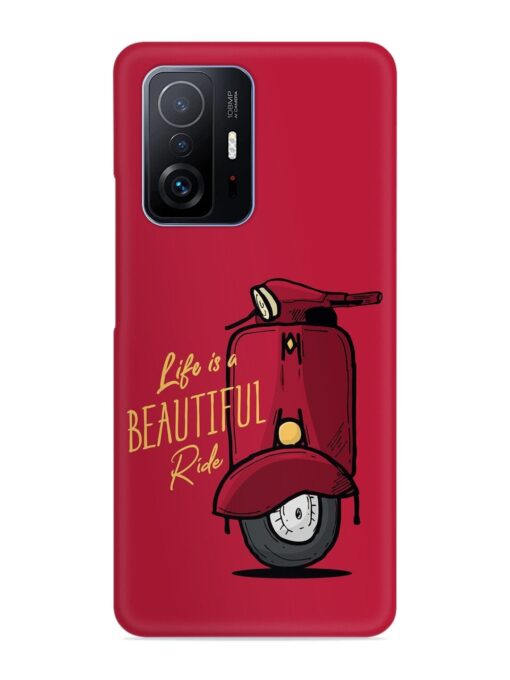 Life Is Beautiful Rides Snap Case for Xiaomi Mi 11T Pro (5G) Zapvi