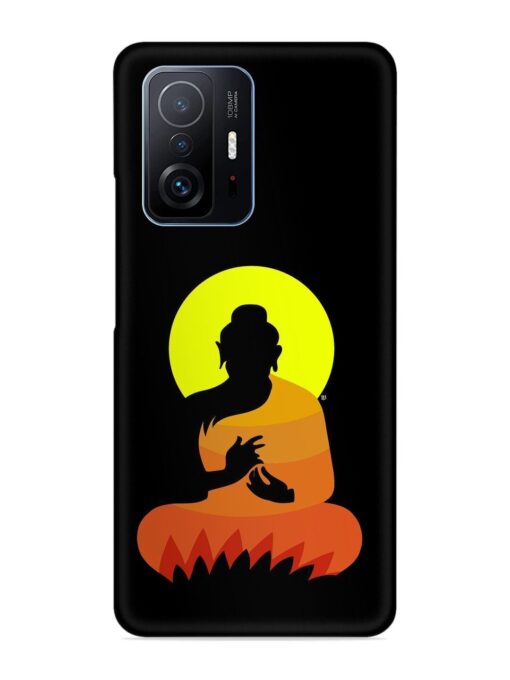 Buddha Art Black Snap Case for Xiaomi Mi 11T Pro (5G) Zapvi