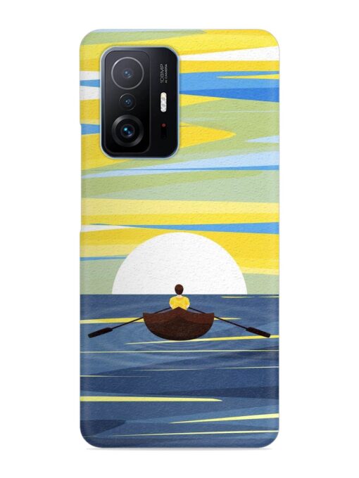 Rowing Person Ferry Paddle Snap Case for Xiaomi Mi 11T Pro (5G) Zapvi