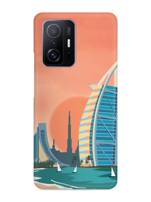 Dubai Architectural Scenery Snap Case for Xiaomi Mi 11T Pro (5G) Zapvi