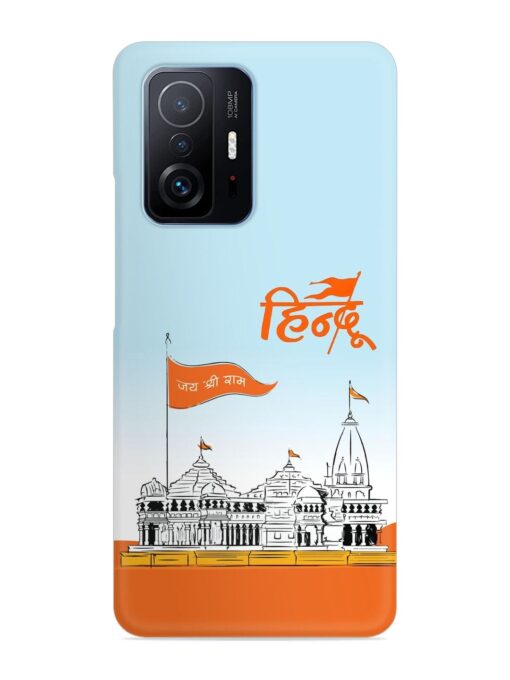 Ram Mandir Hindu Snap Case for Xiaomi Mi 11T Pro (5G) Zapvi