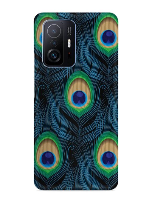 Seamless Pattern Peacock Snap Case for Xiaomi Mi 11T Pro (5G)