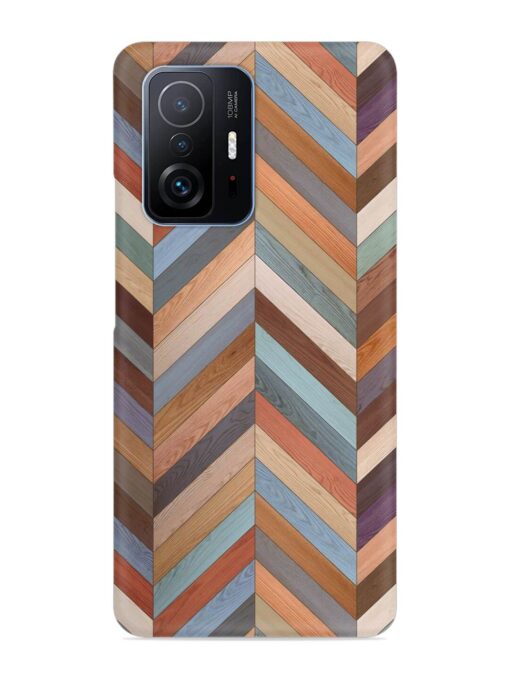 Seamless Wood Parquet Snap Case for Xiaomi Mi 11T Pro (5G)