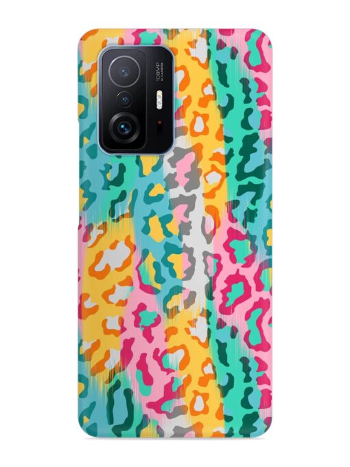 Seamless Vector Colorful Snap Case for Xiaomi Mi 11T Pro (5G) Zapvi