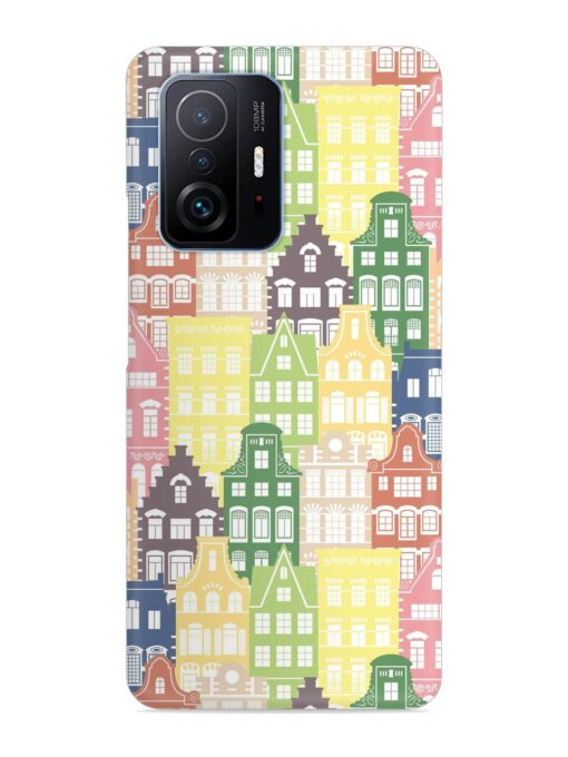 Seamless Shapes Pattern Snap Case for Xiaomi Mi 11T Pro (5G) Zapvi