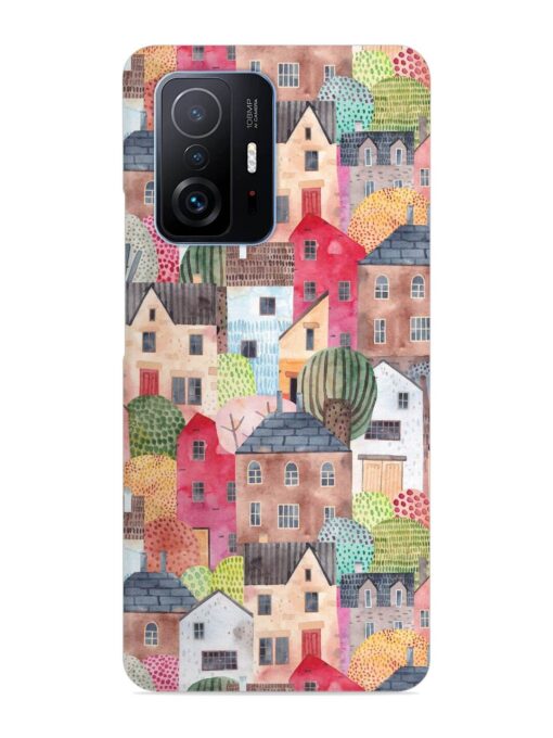 Abstract Seamless Pattern Snap Case for Xiaomi Mi 11T Pro (5G) Zapvi