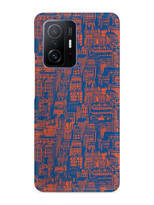 Hand Drawn Seamless Snap Case for Xiaomi Mi 11T Pro (5G) Zapvi