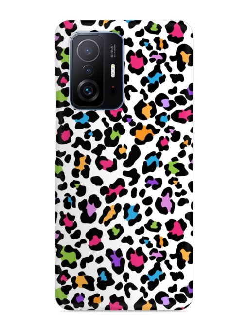 Seamless Leopard Pattern Snap Case for Xiaomi Mi 11T Pro (5G)