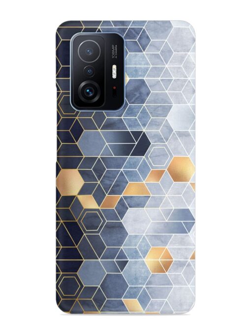 Geometric Abstraction Hexagons Snap Case for Xiaomi Mi 11T Pro (5G) Zapvi