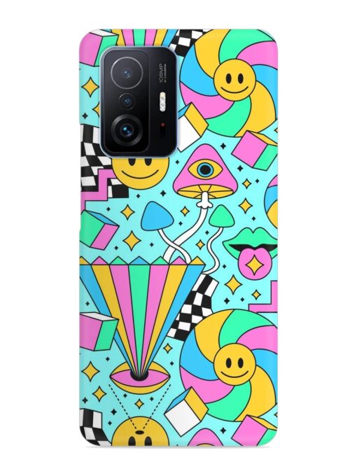 Trippy Rainbow 60S Snap Case for Xiaomi Mi 11T Pro (5G)