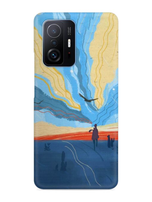 Minimal Abstract Landscape Snap Case for Xiaomi Mi 11T Pro (5G)