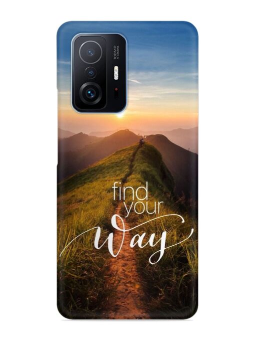 Find Your Way Snap Case for Xiaomi Mi 11T Pro (5G) Zapvi