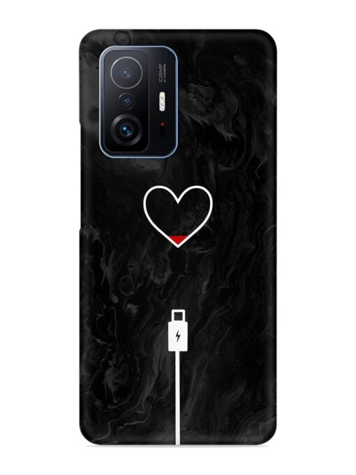 Heart Charging Vector Snap Case for Xiaomi Mi 11T Pro (5G) Zapvi