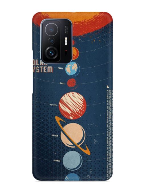 Solar System Vector Snap Case for Xiaomi Mi 11T Pro (5G) Zapvi