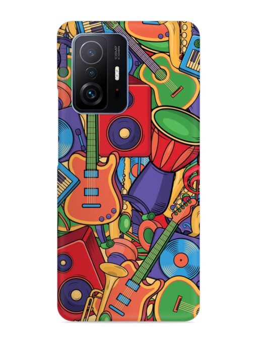 Colorful Music Art Snap Case for Xiaomi Mi 11T Pro (5G) Zapvi