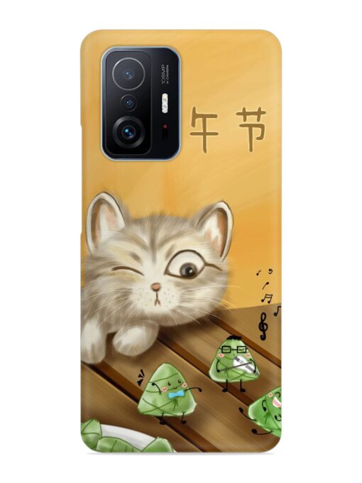 Cat Scorpion Dancing Snap Case for Xiaomi Mi 11T Pro (5G) Zapvi