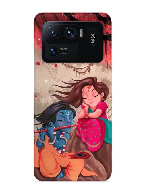 Radhe Krishna Water Art Snap Case for Xiaomi Mi 11 Ultra Zapvi