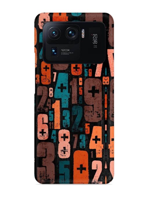 0 To 9 Art Snap Case for Xiaomi Mi 11 Ultra Zapvi