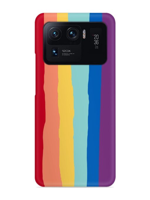 Rainbow Genuine Liquid Snap Case for Xiaomi Mi 11 Ultra