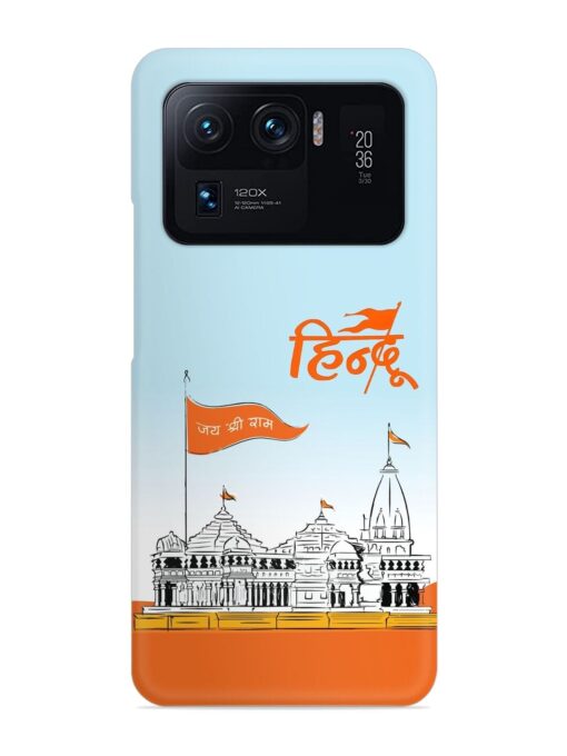 Ram Mandir Hindu Snap Case for Xiaomi Mi 11 Ultra