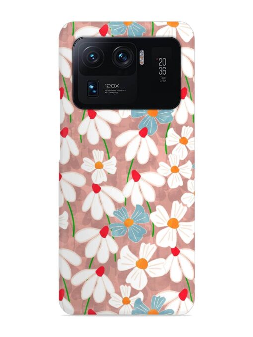 Abstract Petal Flowers Snap Case for Xiaomi Mi 11 Ultra Zapvi