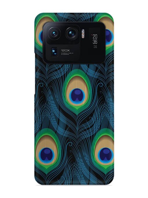 Seamless Pattern Peacock Snap Case for Xiaomi Mi 11 Ultra Zapvi