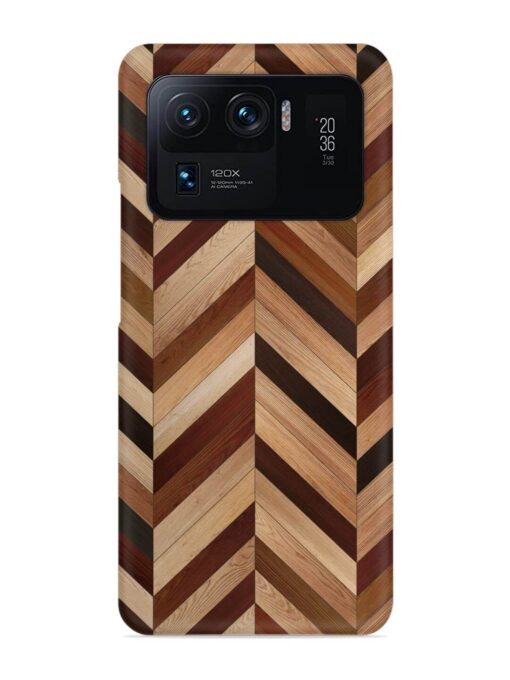 Seamless Wood Parquet Snap Case for Xiaomi Mi 11 Ultra