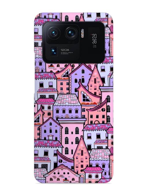 Seamless Pattern Houses Snap Case for Xiaomi Mi 11 Ultra Zapvi