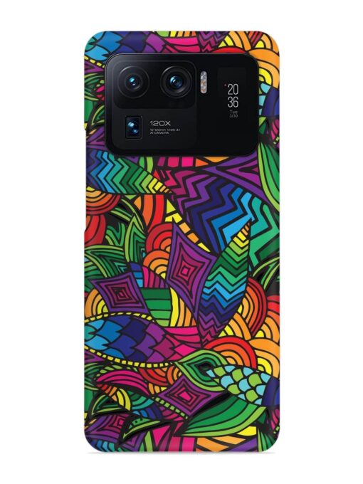 Abstract Multicolor Seamless Snap Case for Xiaomi Mi 11 Ultra Zapvi