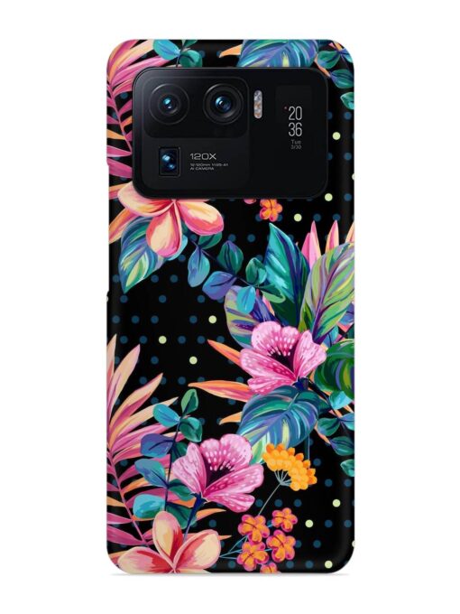 Seamless Floral Pattern Snap Case for Xiaomi Mi 11 Ultra