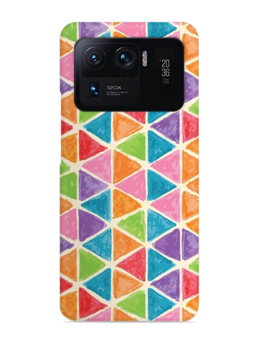 Seamless Colorful Isometric Snap Case for Xiaomi Mi 11 Ultra