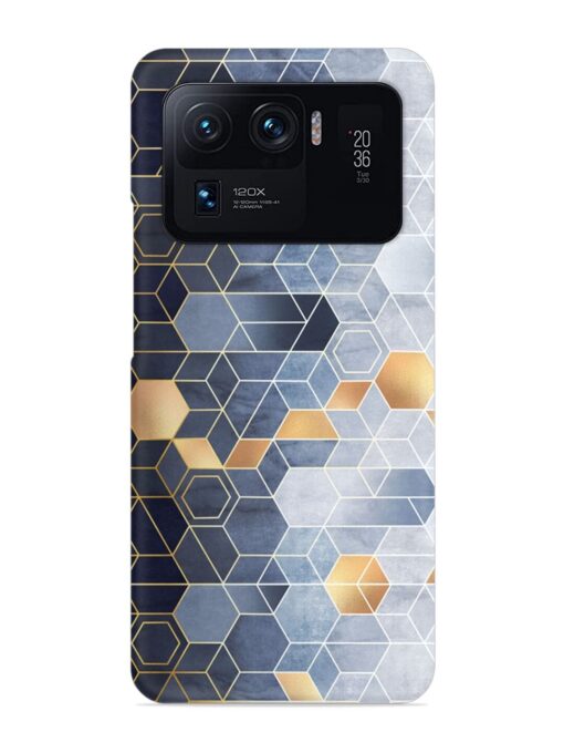 Geometric Abstraction Hexagons Snap Case for Xiaomi Mi 11 Ultra