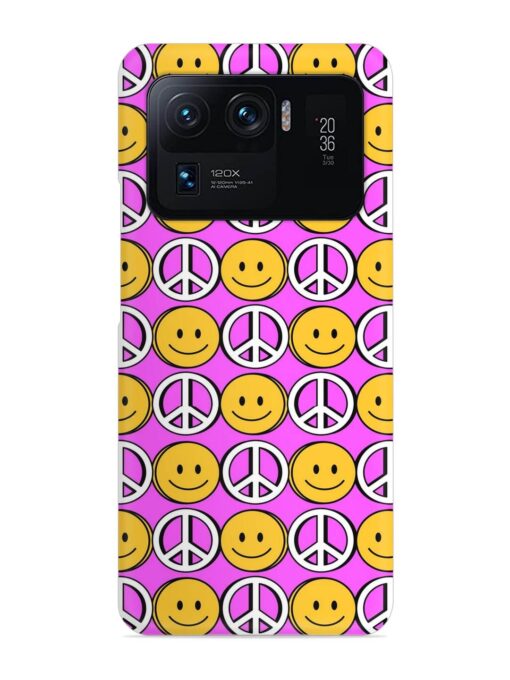 Smiley Face Peace Snap Case for Xiaomi Mi 11 Ultra