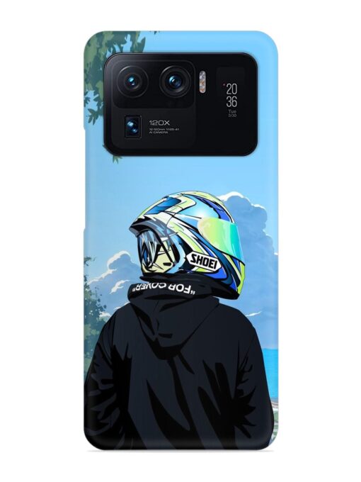 Rider With Helmet Snap Case for Xiaomi Mi 11 Ultra