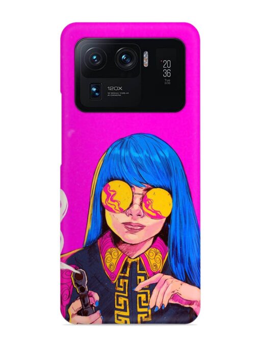 Aesthetic Anime Girl Snap Case for Xiaomi Mi 11 Ultra