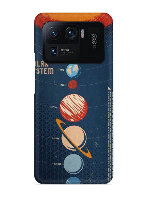 Solar System Vector Snap Case for Xiaomi Mi 11 Ultra