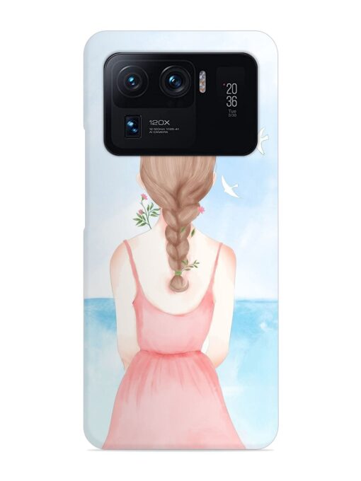 Watercolor Girl Vector Snap Case for Xiaomi Mi 11 Ultra